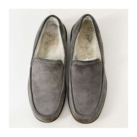 Vionic Gustavo Suede Slipper Loafer Gray Charcoal Size 8.5 - Picture 5 of 7